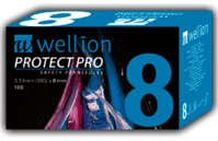 Wellion PROTECT PRO 8mm box:  (© )